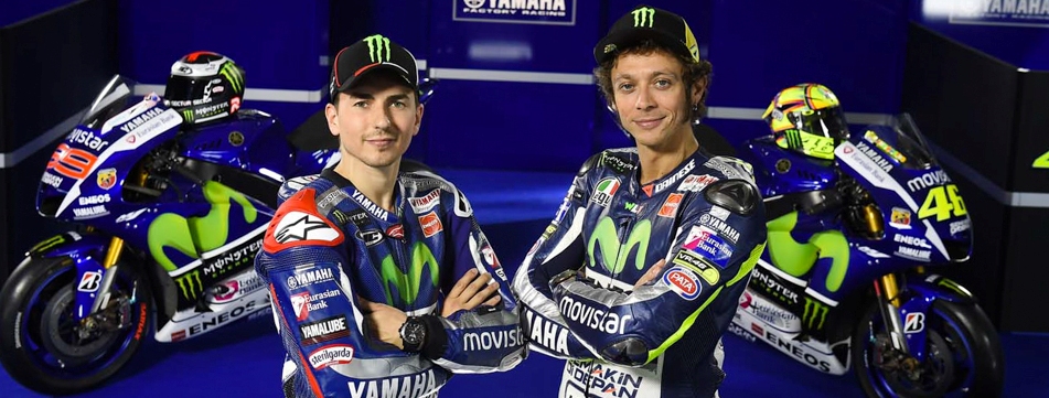 Rossi y Lorenzo presentan la M1 2015 con ganas de título