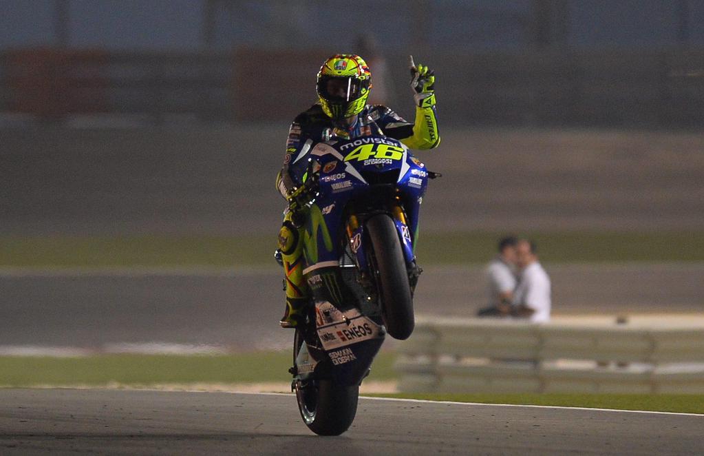 Rossi firma una carrera para la historia en Qatar
