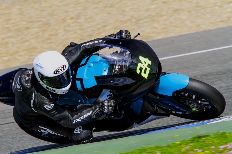 Corsi y Bastianini mandan en los entrenamientos privados de Moto2 y Moto3 en Jerez