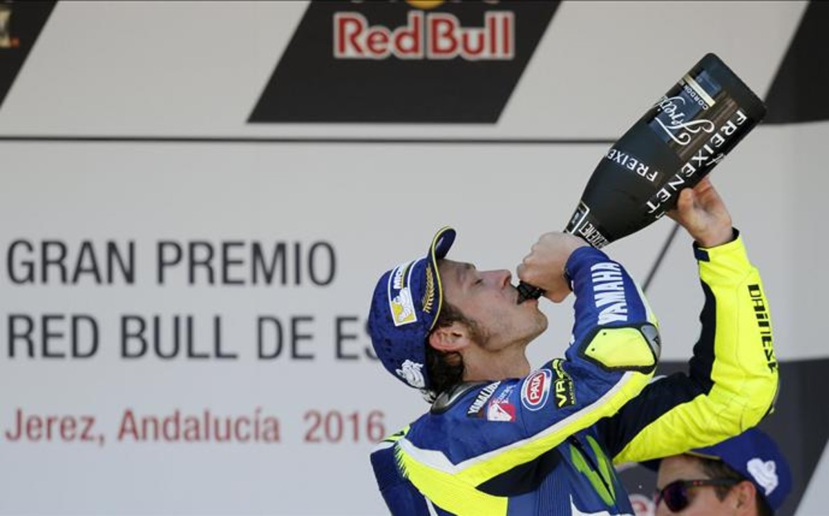 Rossi logró la victoria en Jerez en 7 de sus 9 títulos mundiales (curiosidades del GP de España)