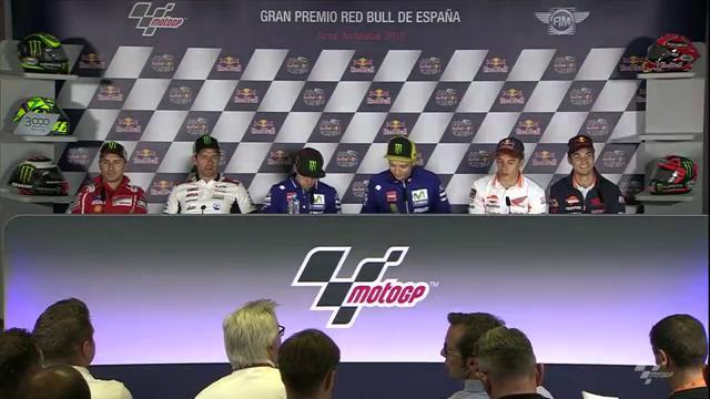 Así ha transcurrido la rueda de prensa del GP de Jerez, el 3000 de MotoGP