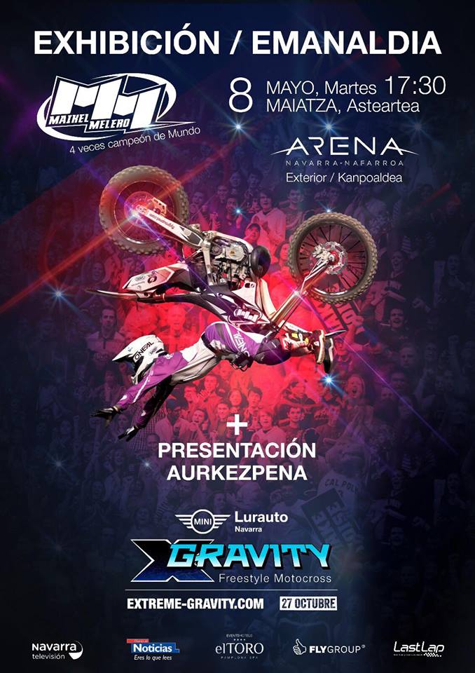 Los X.Gravity reunirán a los mejores pilotos de FMX en Pamplona el 27 de octubre