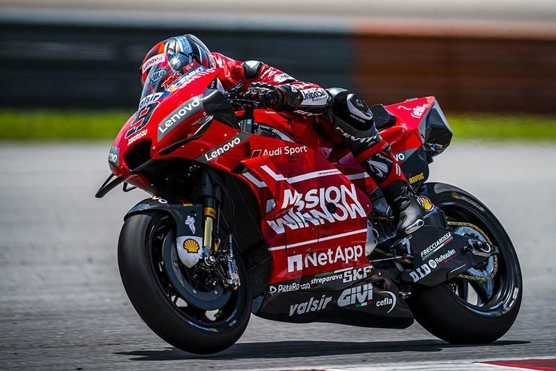 Petrucci lidera la última jornada de test en Sepang con dominio total de Ducati