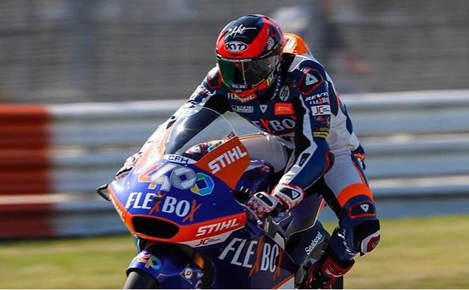 Victoria bajo investigación de Augusto Fernández en Moto2 en Misano